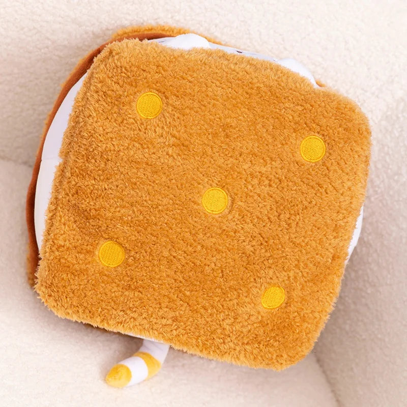 Kawaii Cat Marshmallow Smores Cookie Plush