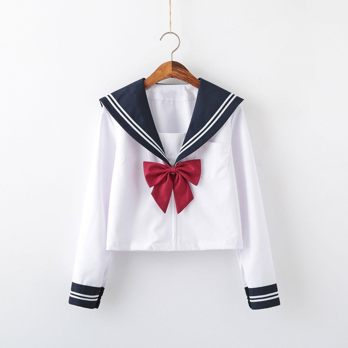 Japanese School Uniform Collection - White Long Sleeve (Shirt Only) / S Apparel - Femboy Fatale
