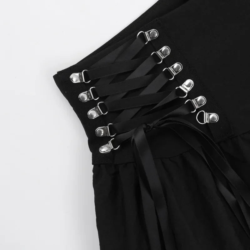 Black Grunge Skirt