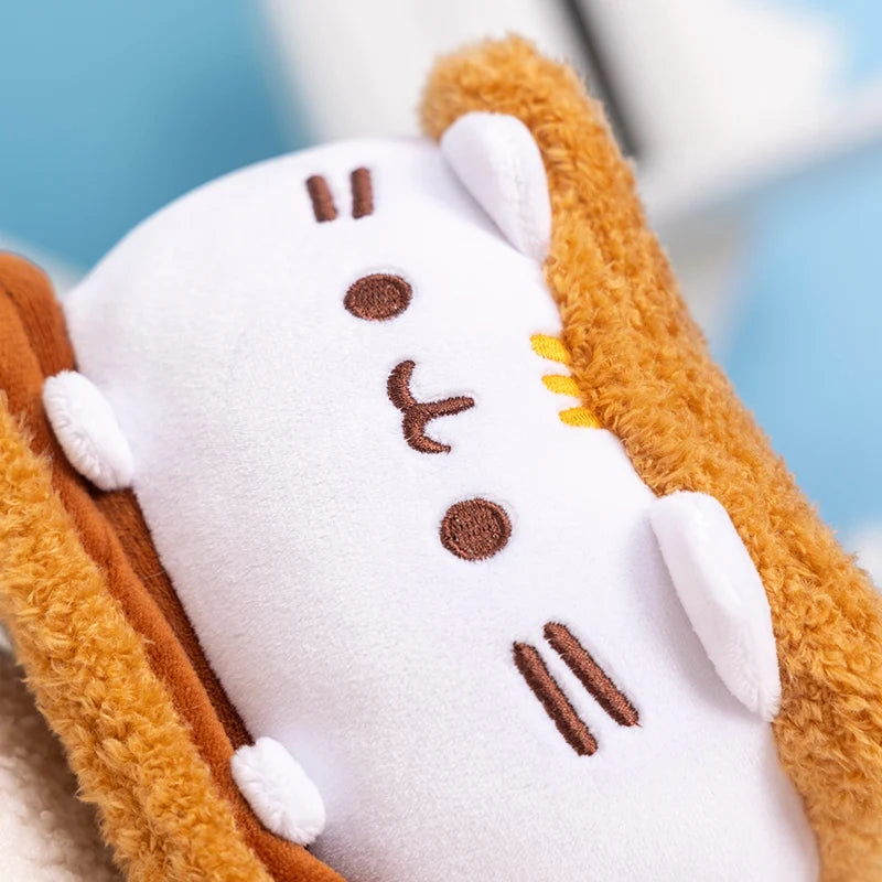 Kawaii Cat Marshmallow Smores Cookie Plush