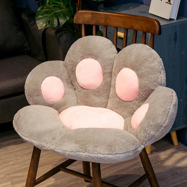 Cat Paw Pillow - 70cm x 60cm / Grey Pillow - Femboy Fatale