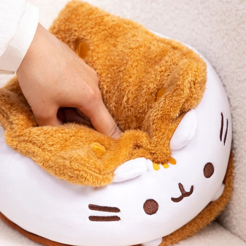 Kawaii Cat Marshmallow Smores Cookie Plush