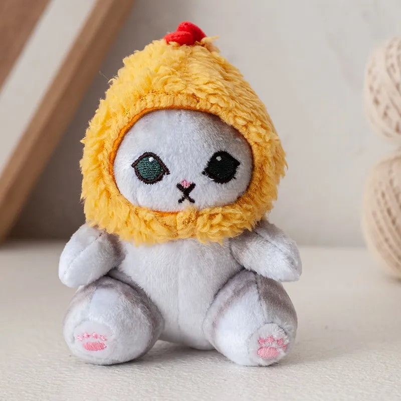 12cm Cat Shark / Shrimp Plush Keychain - Shrimp Clothing Accessories - Femboy Fatale