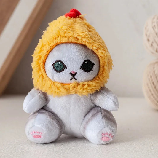 12cm Cat Shark / Shrimp Plush Keychain - Shrimp Clothing Accessories - Femboy Fatale