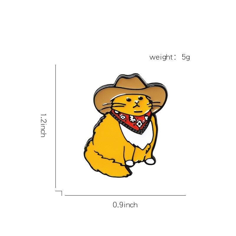 Cowboy Cat Pin - Default Title - Femboy Fatale