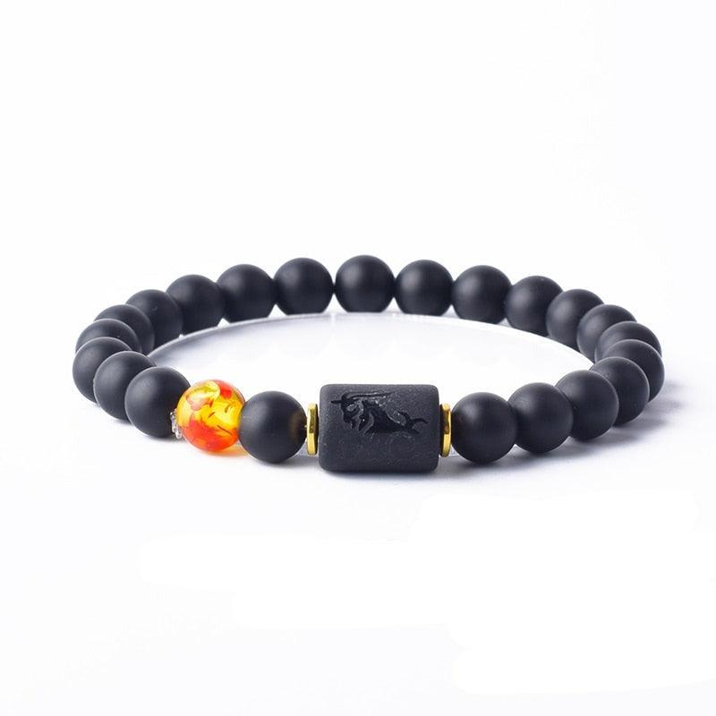 Zodiac Bead Bracelet - Aries / 17cm (6.69inch) Bracelet - Femboy Fatale