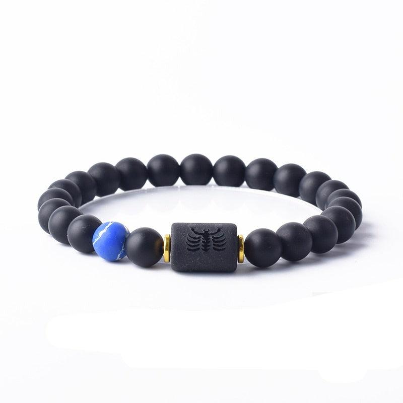 Zodiac Bead Bracelet - Scorpio / 17cm (6.69inch) Bracelet - Femboy Fatale