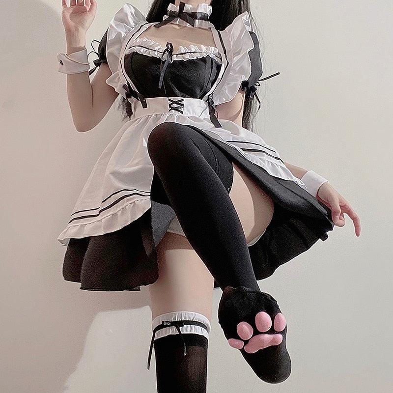 Japanese Cat Cafe Maid Set - Costume - Femboy Fatale