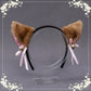 Fluffy Cat Ears - Coffee Headband - Femboy Fatale