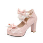 Lolita Heels - Pink / 3 Shoes - Femboy Fatale