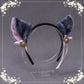Fluffy Cat Ears - Gray Headband - Femboy Fatale