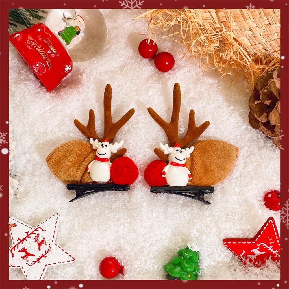Christmas Deer Ears and Antlers Collection - White Deer - Femboy Fatale