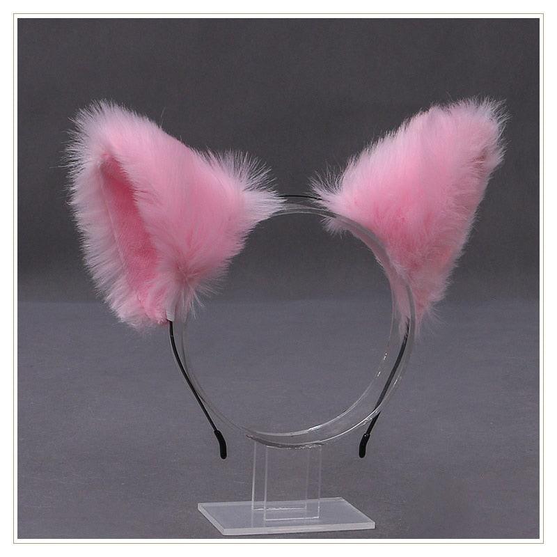 Simple Cat Ears Headband - Light Pink Headband - Femboy Fatale