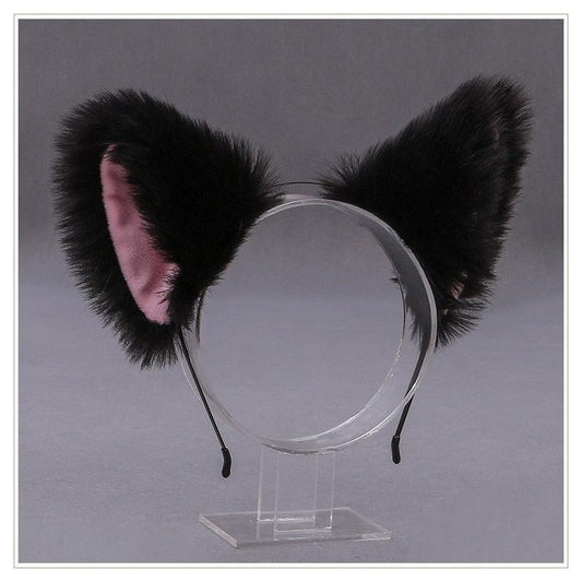 Simple Cat Ears Headband - Black Headband - Femboy Fatale