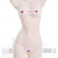 Japanese Nurse Heart Micro Bikini Collection - apparel - Femboy Fatale