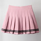 Short Striped Pleated School Skirts - Pink / S Apparel - Femboy Fatale