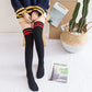 Soft Coral Fleece Striped Socks Collection