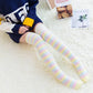 Soft Coral Fleece Striped Socks Collection