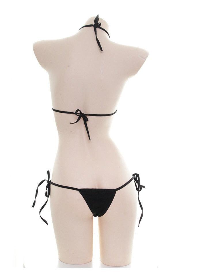 Japanese Nurse Heart Micro Bikini Collection - apparel - Femboy Fatale