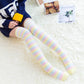 Soft Coral Fleece Striped Socks Collection