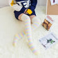 Soft Coral Fleece Striped Socks Collection