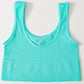 Ribbed Seamless Tank Crop Top - Mint / M Apparel - Femboy Fatale