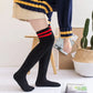 Soft Coral Fleece Striped Socks Collection