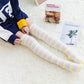 Soft Coral Fleece Striped Socks Collection