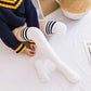 Soft Coral Fleece Striped Socks Collection