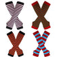 Striped Arm Warmer Collection - Arm Warmers - Femboy Fatale