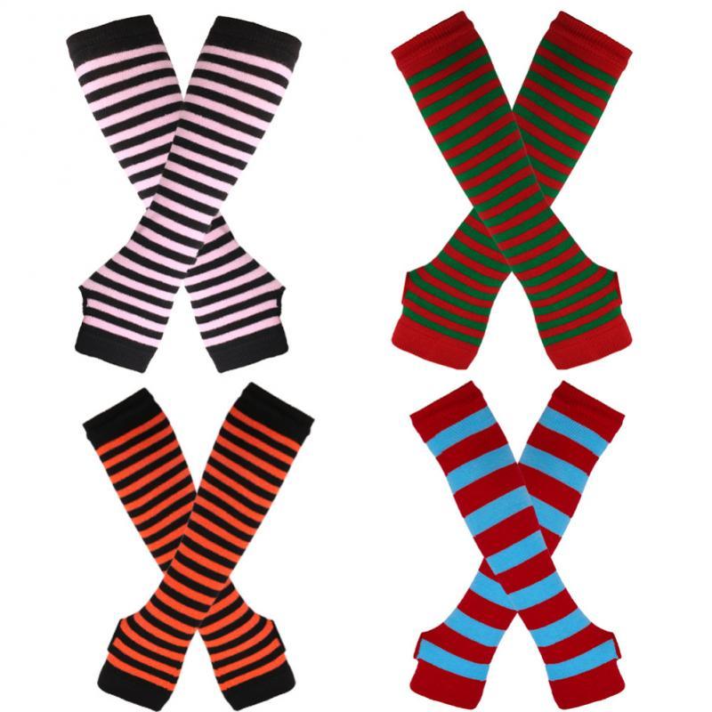 Striped Arm Warmer Collection - Arm Warmers - Femboy Fatale