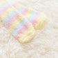 Soft Coral Fleece Striped Socks Collection