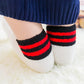 Soft Coral Fleece Striped Socks Collection