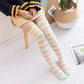 Soft Coral Fleece Striped Socks Collection