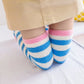 Soft Coral Fleece Striped Socks Collection