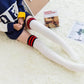 Soft Coral Fleece Striped Socks Collection