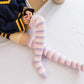 Soft Coral Fleece Striped Socks Collection