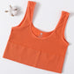 Ribbed Seamless Tank Crop Top - Orange / M Apparel - Femboy Fatale