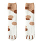 Cat Paw Print Plush Socks