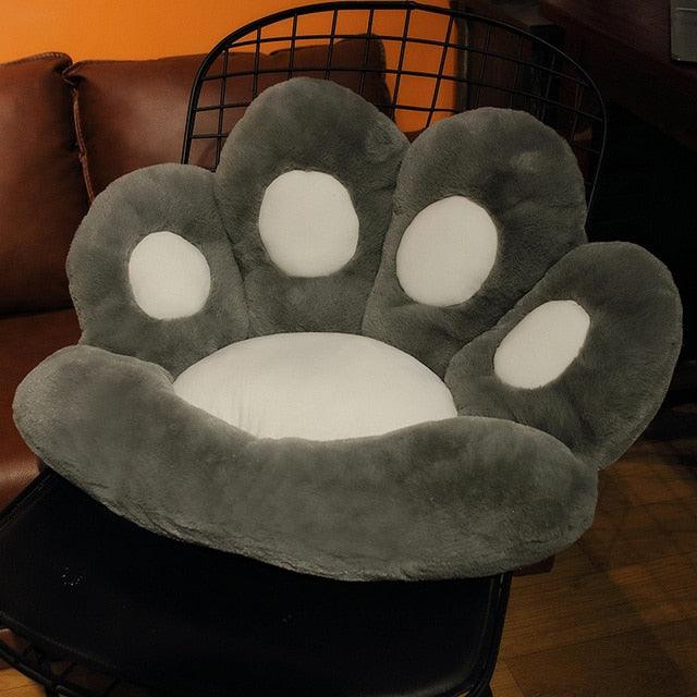 Cat Paw Pillow - 70cm x 60cm / Dark Grey Pillow - Femboy Fatale