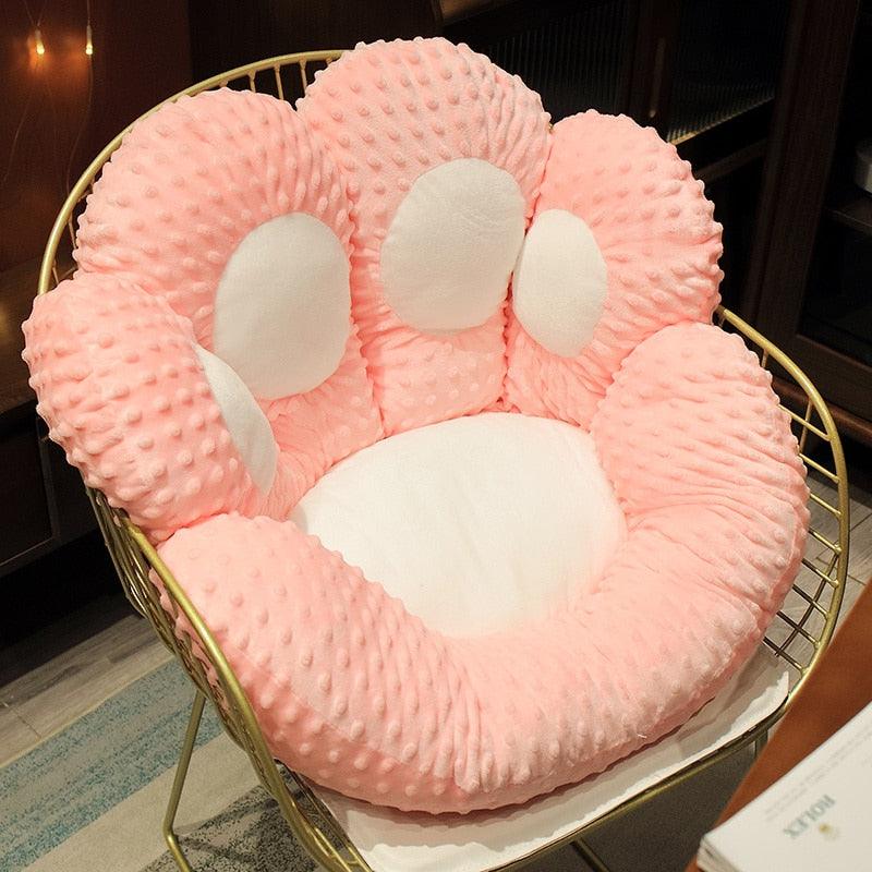 Cat Paw Pillow - 70cm x 60cm / Pink Dotted Pillow - Femboy Fatale