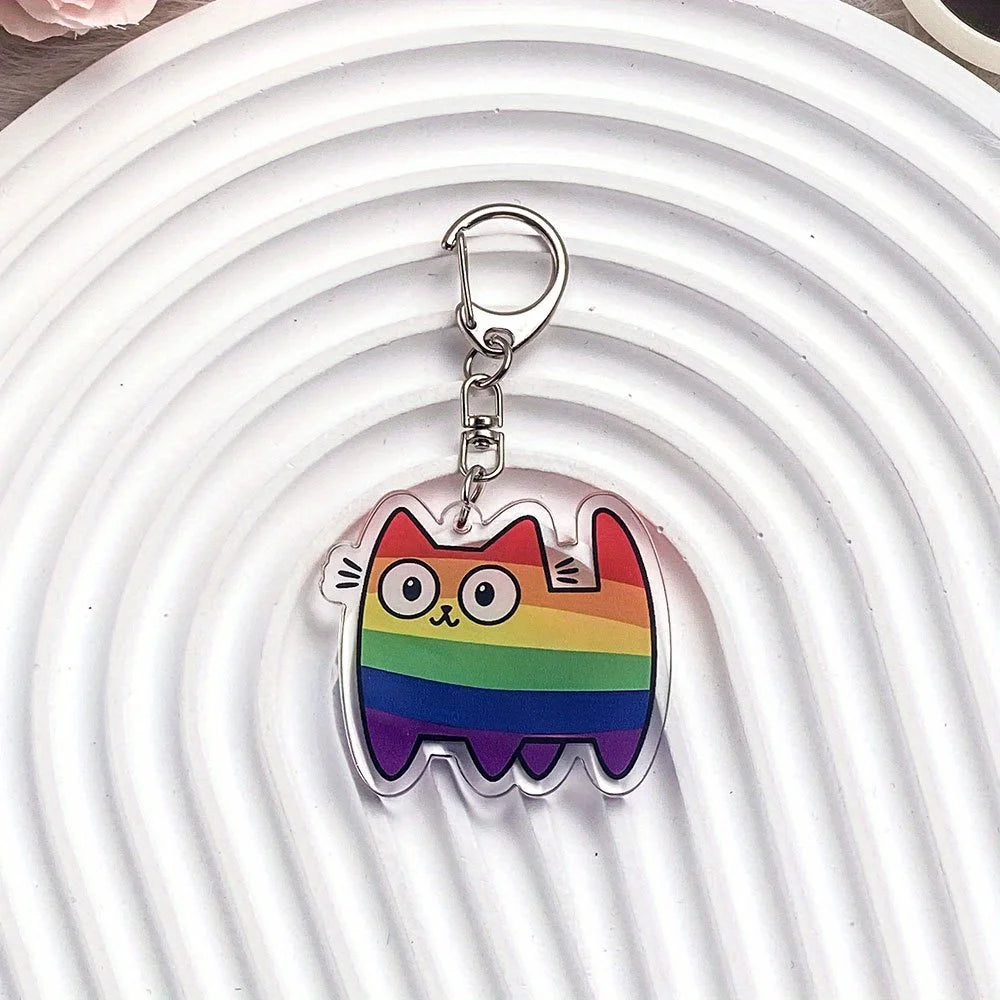 Pride Cat Keychain Collection