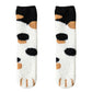 Cat Paw Print Plush Socks