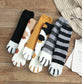 Cat Paw Print Plush Socks