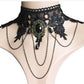 Gothic Black Lace Choker Collection - 4 Necklace - Femboy Fatale