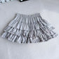 Layered Ruffle Mini Skirt Collection