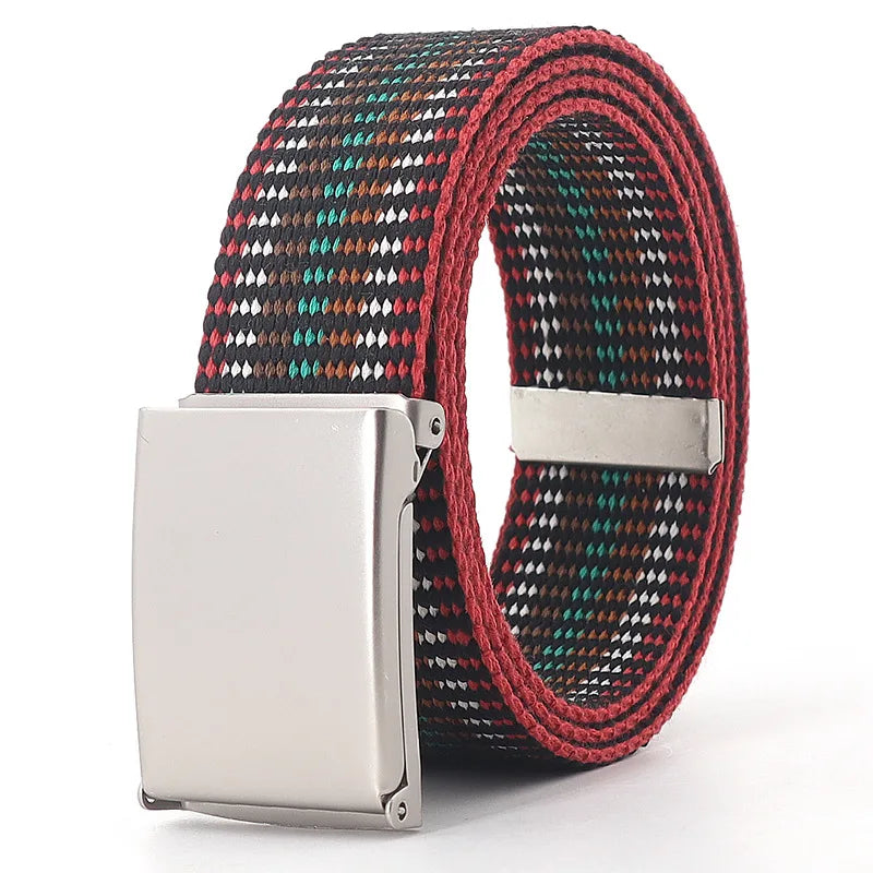 Vibrant Canvas Belt Collection
