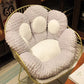 Cat Paw Pillow - 70cm x 60cm / Grey Dotted Pillow - Femboy Fatale