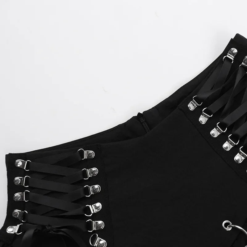 Black Grunge Skirt
