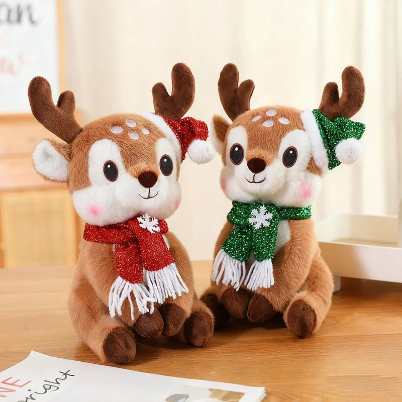 Kawaii Christmas Deer Plush
